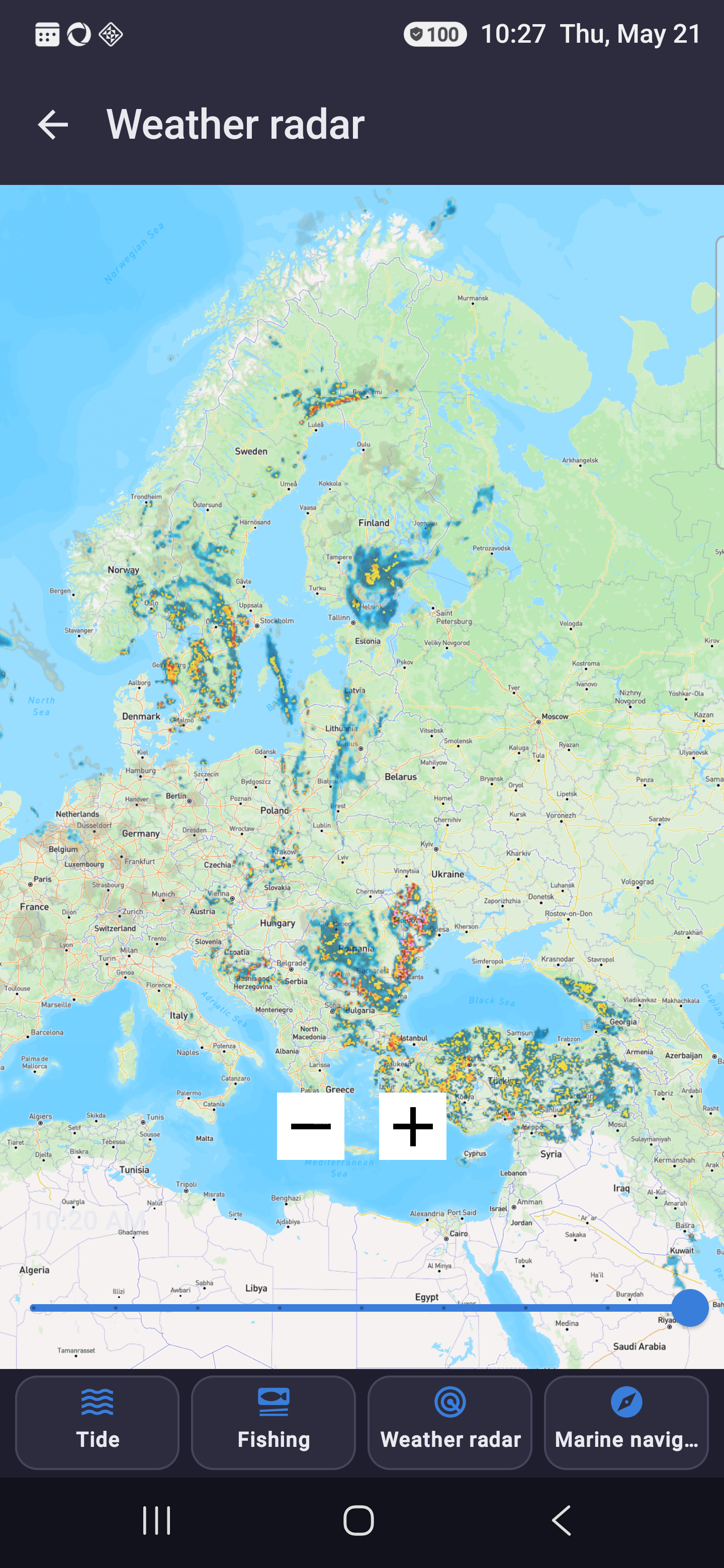 AgzyTide wide-area weather radar