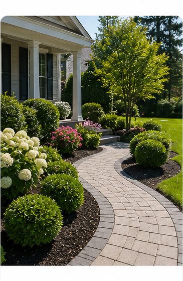 Professional landscaped property